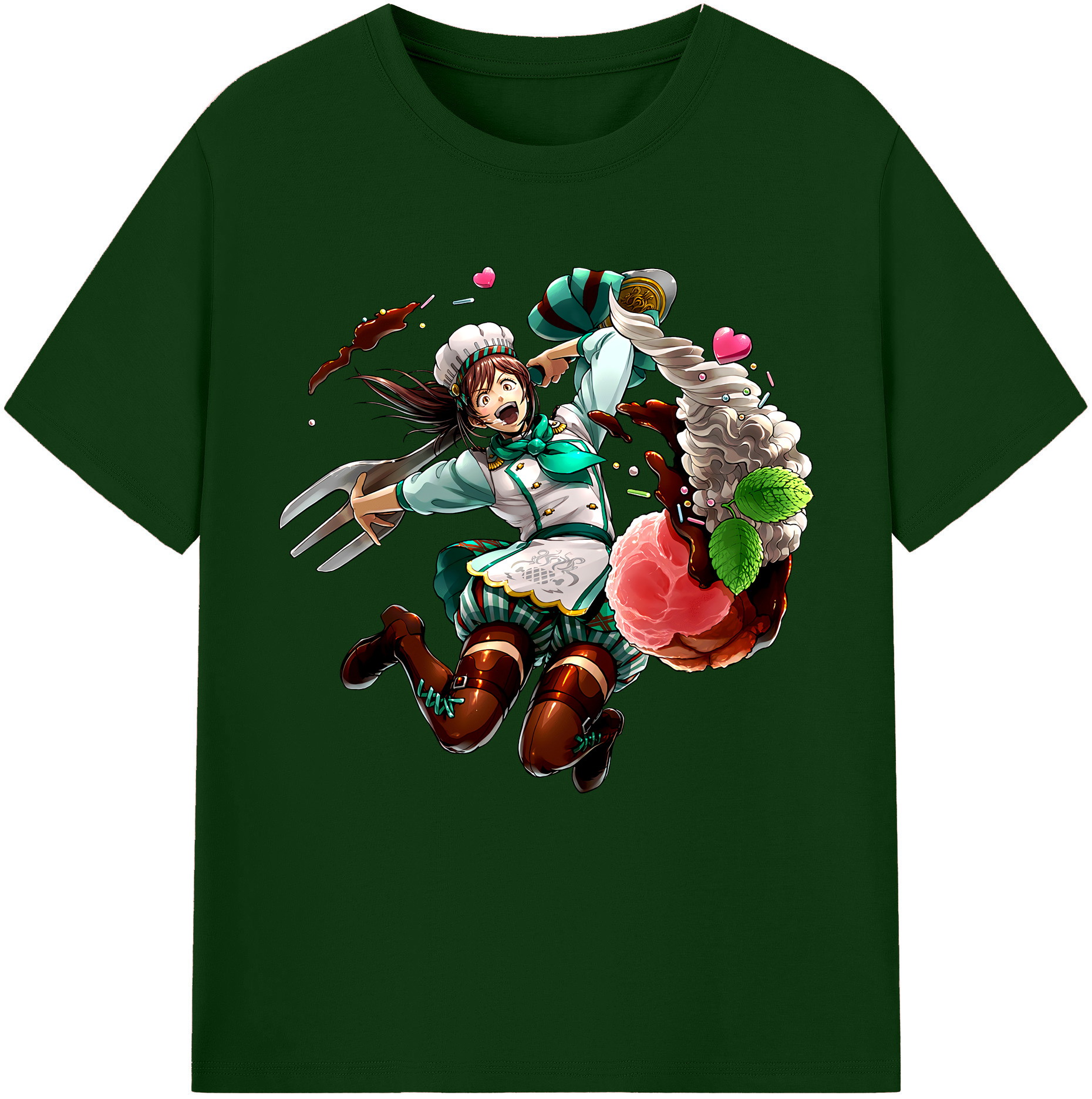 （画像用） 進撃の巨人 サシャ·ブラウス Attack on Titan Sasha Blaus 綿100％半袖Tシャツ（フロントプリント）